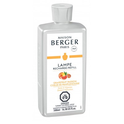 Maison Berger - Recharge Lampe Berger 500 ml - Cœur de Pamplemousse